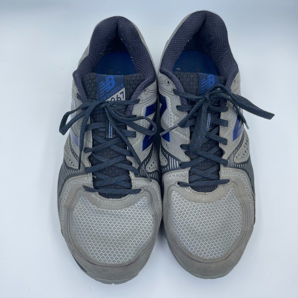 New Balance Athletic Sneakers Men's Size 11 (4E) Grey & Blue Training Shoes